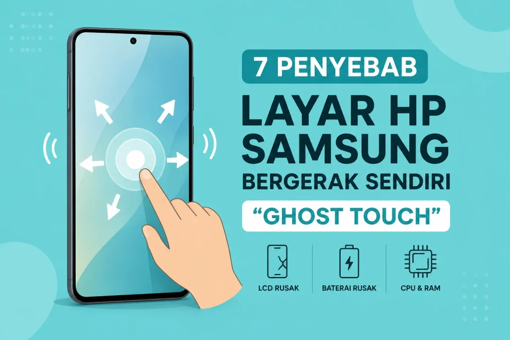 7 Penyebab Layar Hp Samsung Bergerak Sendiri "Ghost Touch" dan Cara Mengatasinya