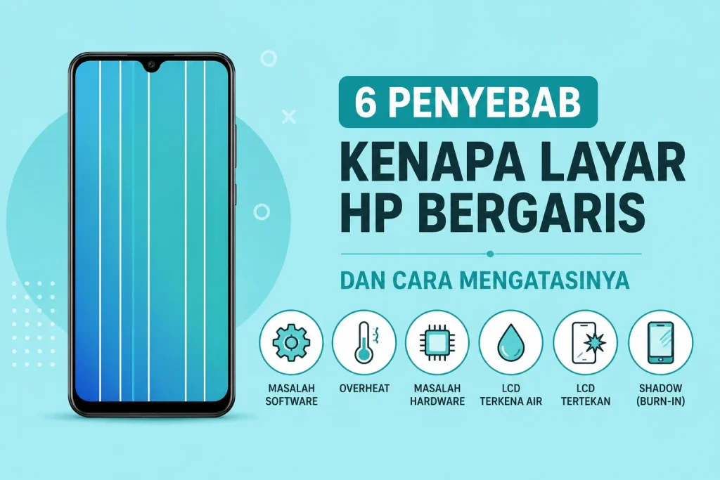 6 Penyebab Kenapa Layar HP Bergaris dan Cara Mengatasinya
