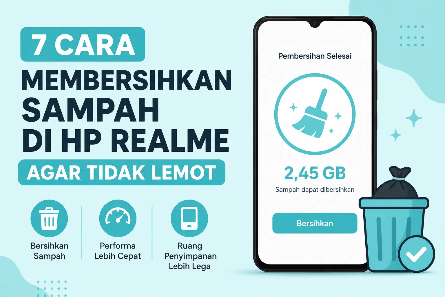 7 Cara Membersihkan Sampah di HP Realme Agar Tidak Lemot