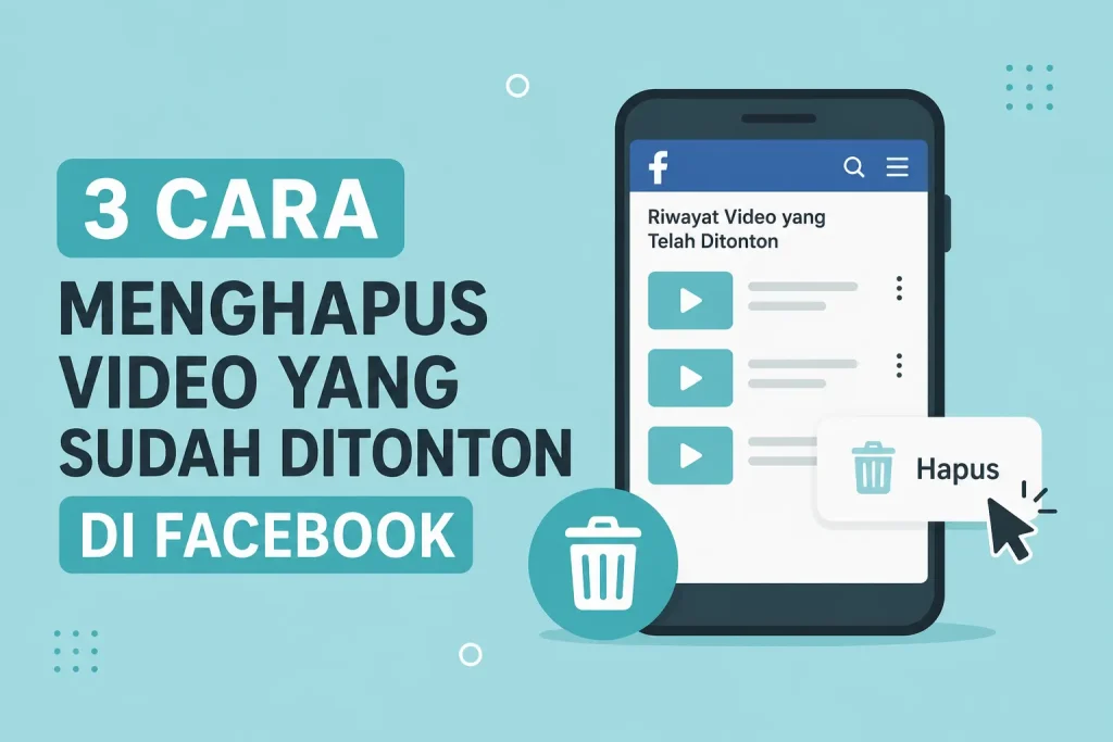 3 Cara Menghapus Video yang Sudah Ditonton di Facebook