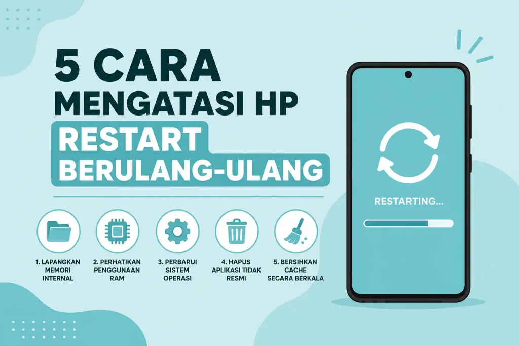 5 Cara Mengatasi HP Restart Berulang-Ulang